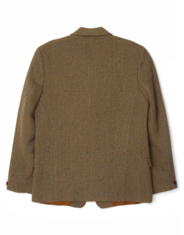 Dunn &Co muške Harris Tweed UK 40 Large Brown Wool Classic