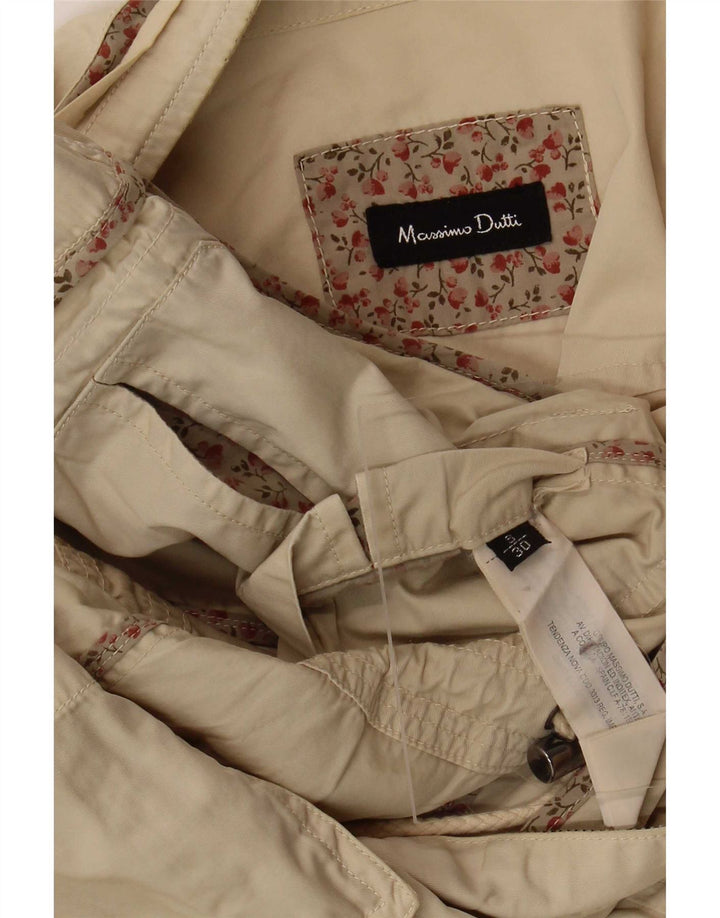 Ženska pomoćna jakna Massimo Dutti UK 10 Mala, bež pamuk