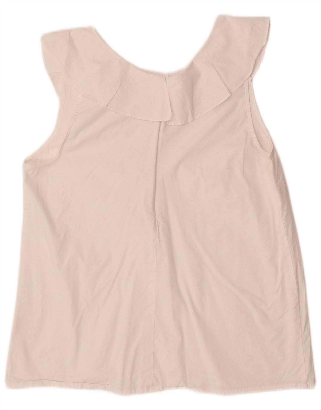 J. Crew Ženska bluza bez rukava Top US 10 Veliki bijeli pamuk