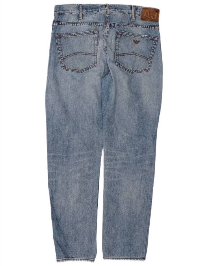 ARMANI Muške ravne traperice W34 L30 Plave
