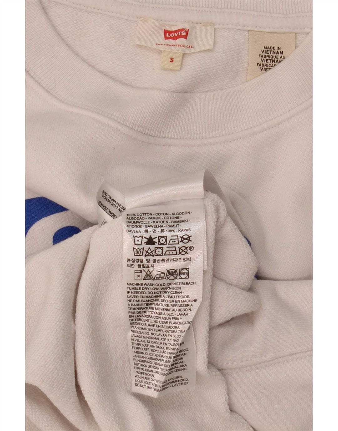 Levi's ženska majica s prekoračenim motivom, UK 10 Small White