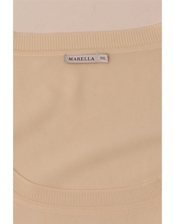 Marella Ženska majica s 3/4 rukavima UK 20 2XL Off White