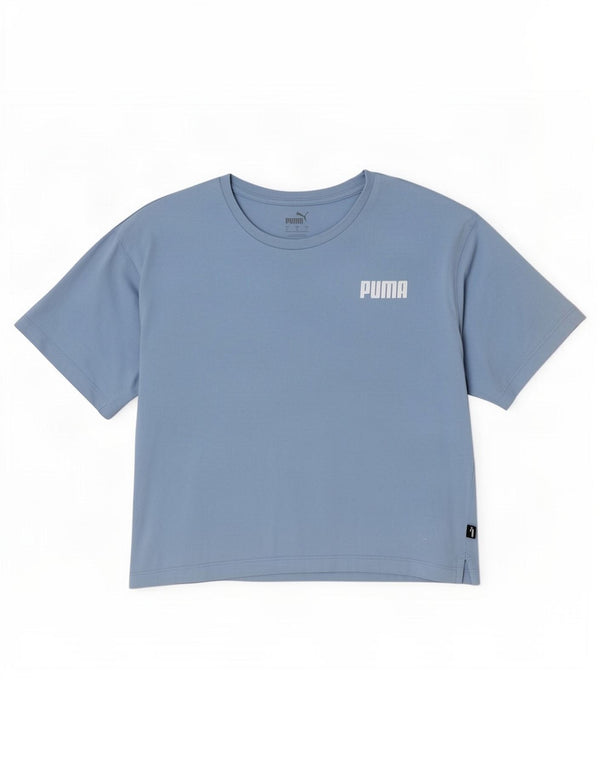 Puma ženska majica kratkih rukava UK 10 Small Blue Cotton