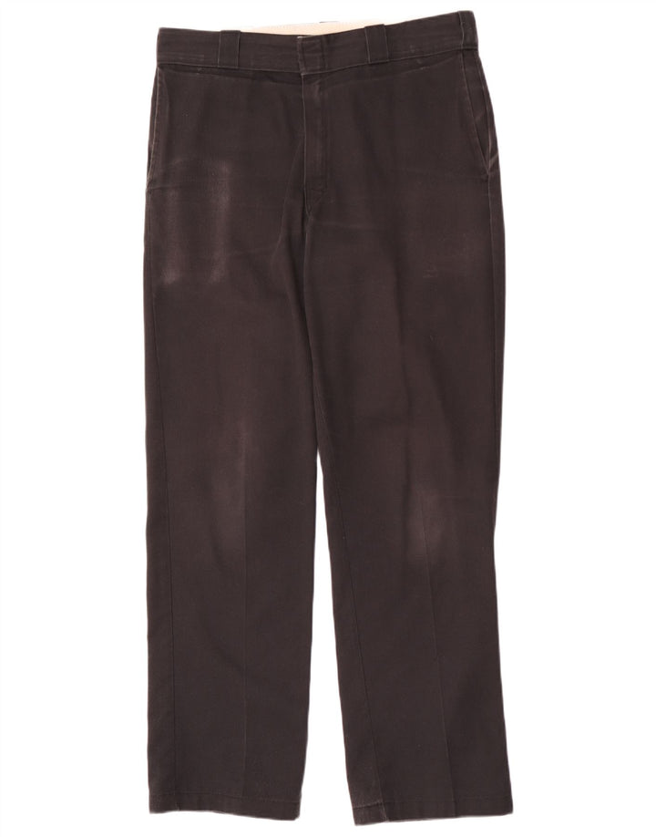 Dickies muške ravne chino hlače W32 L32 crne