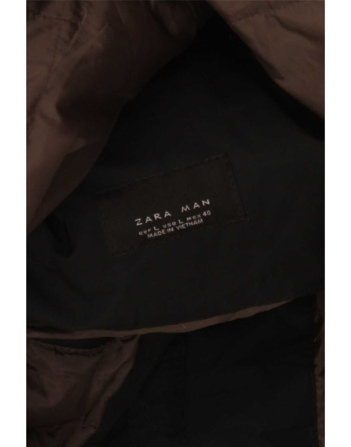 Zara muški podstavljeni kaput UK 40 veliki crni