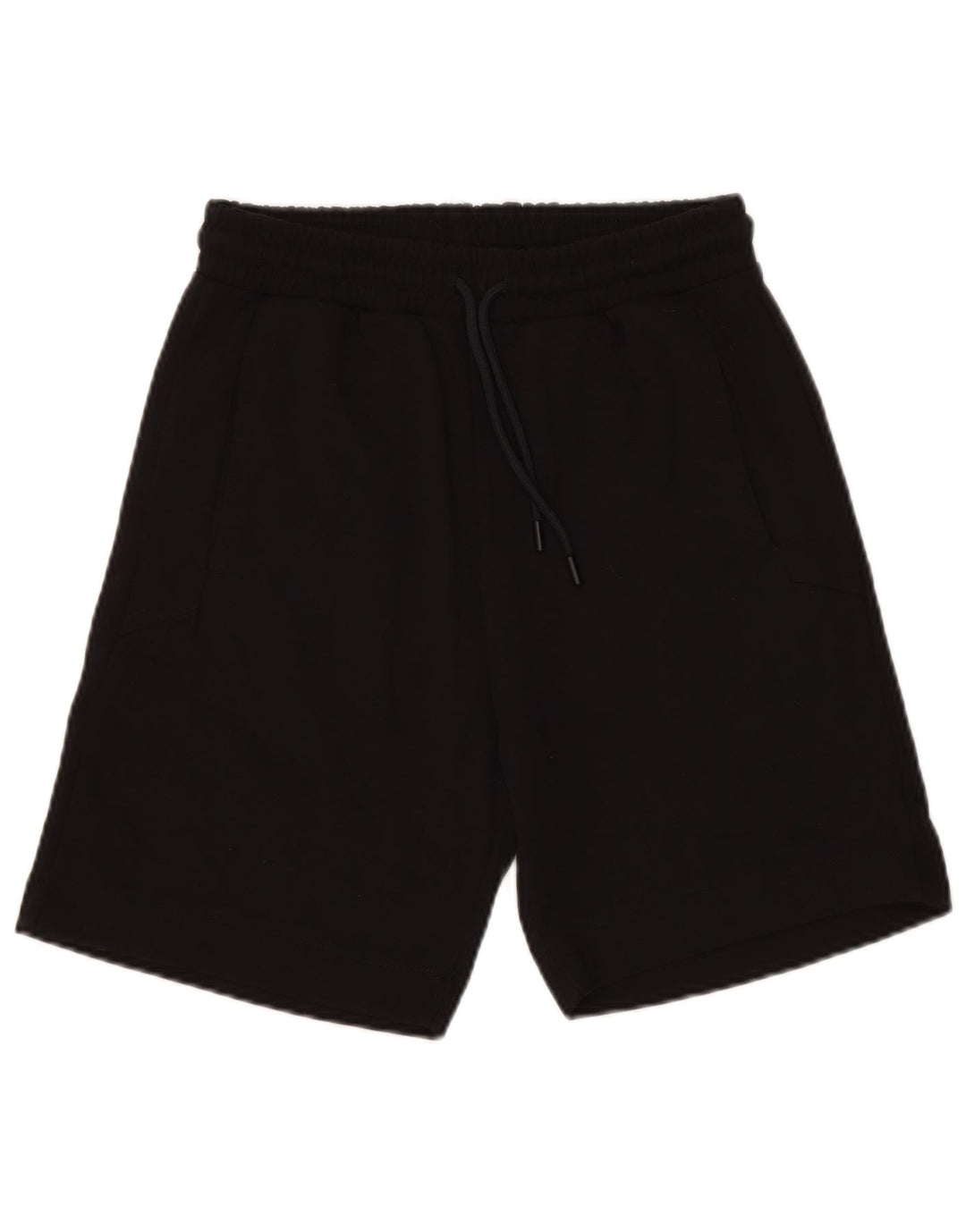 ZARA Mens Sport Shorts Small Black Cotton