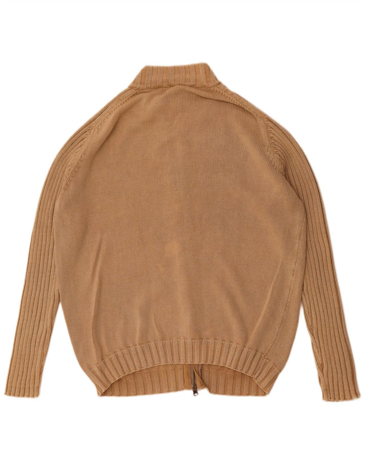 Massimo Dutti muški kardigan pulover XL bež pamuk