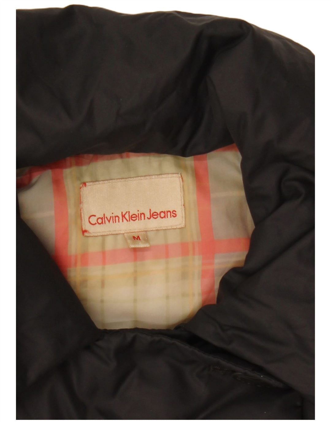 Calvin Klein Jeans ženski podstavljeni kaput s dvostrukim kopčanjem UK 14 srednje crne boje