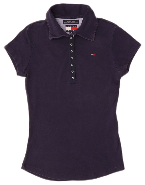 Tommy Hilfiger ženska polo majica UK 12 srednje tamnoplavi pamuk