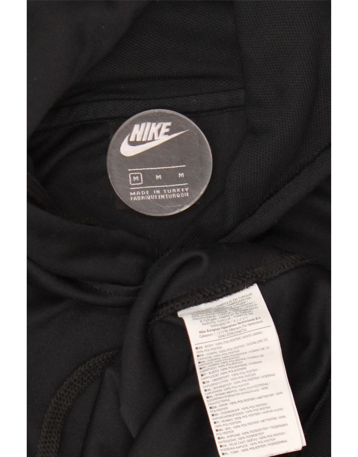 Nike muška majica s kapuljačom srednje veličine, crni poliester