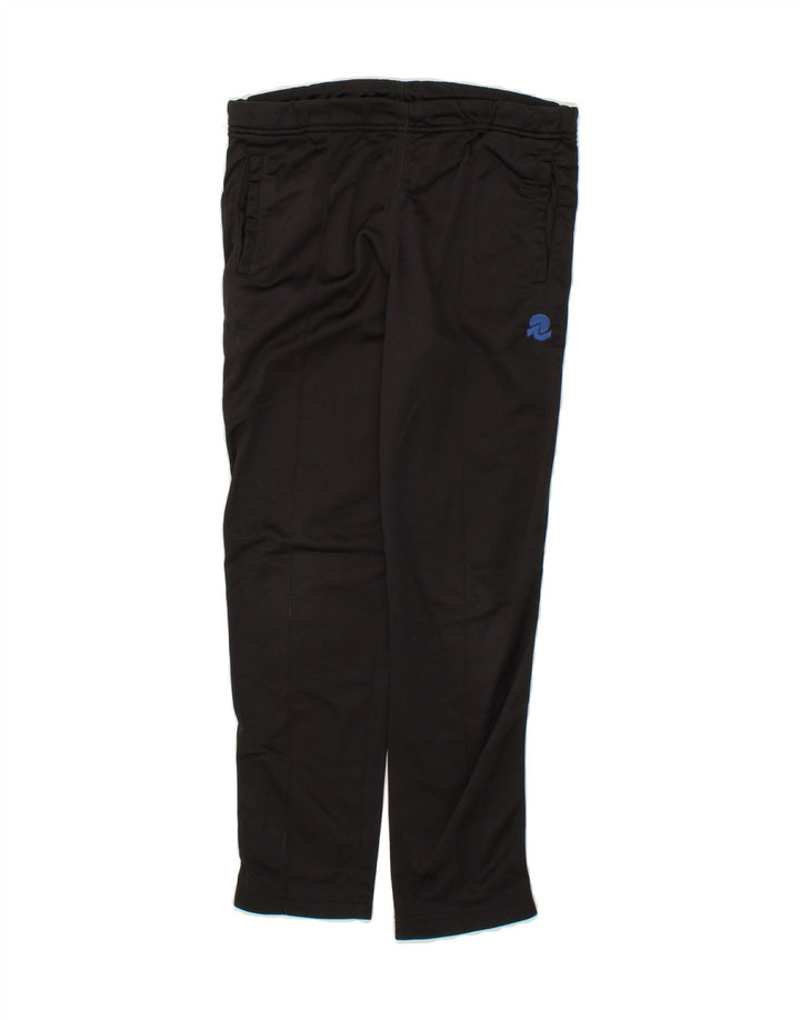 INVICTA Boys Tracksuit Trousers 13-14 Years Black Polyester Vintage Invicta and Second-Hand Invicta from Messina Hembry 