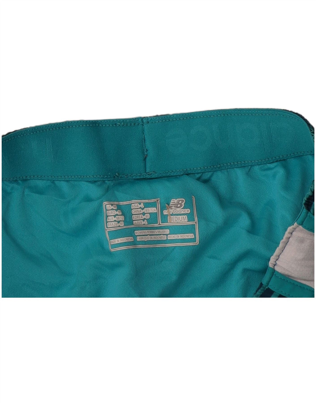 NEW BALANCE Ženske sportske kratke hlače UK 14 srednje tamnoplave pruge