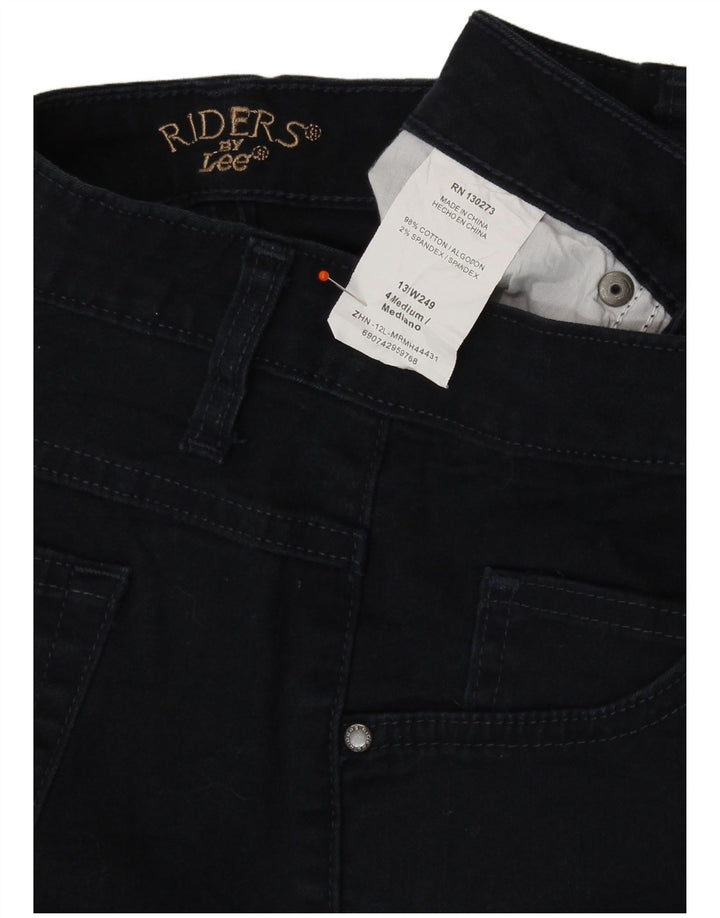 LEE ženske kapri traperice Riders US 4 male W27 L18 tamnoplavi pamuk