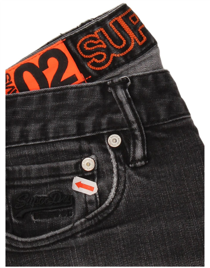 Superdry muške uske traperice W34 L29 sivi pamuk