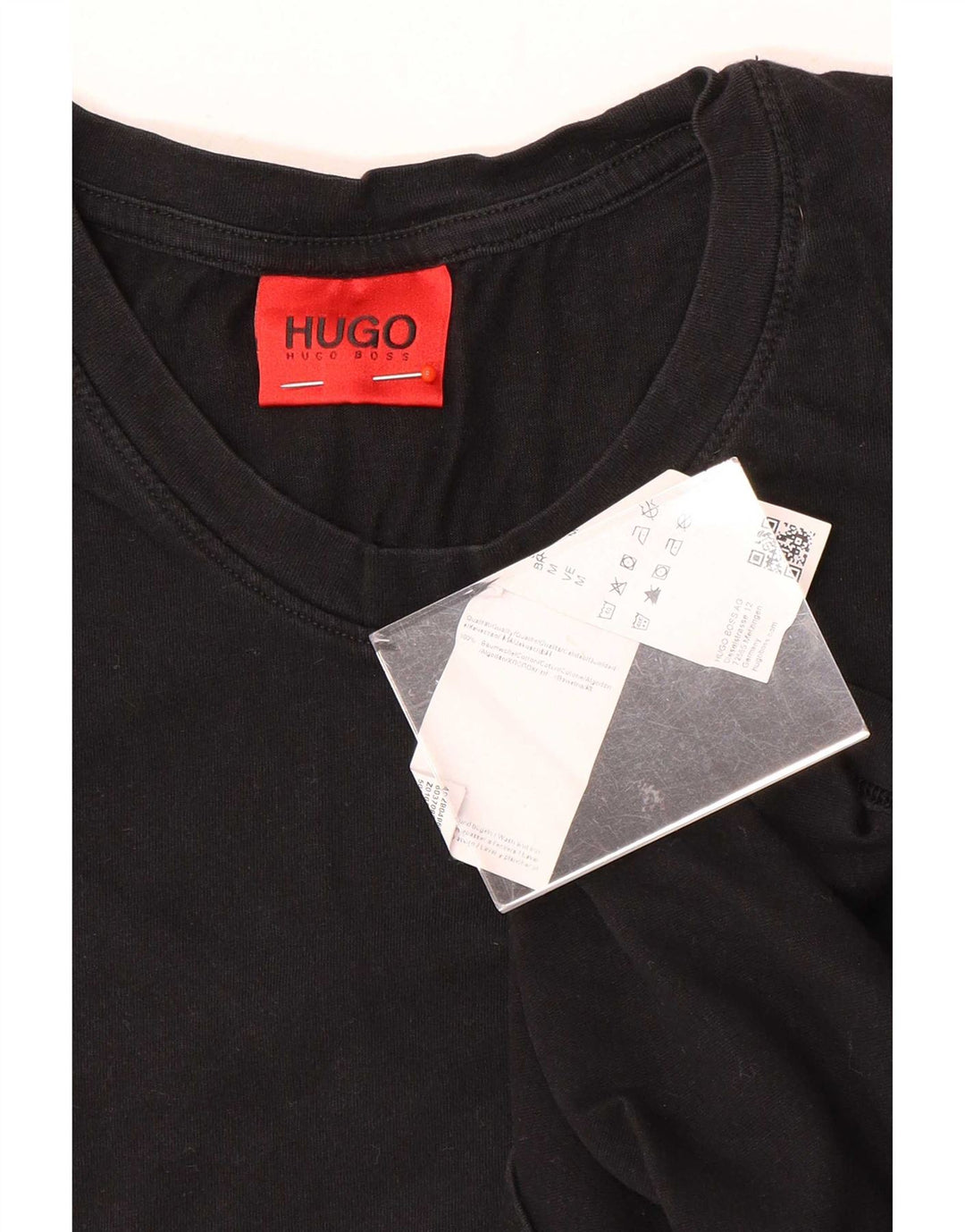 Hugo Boss muška majica kratkih rukava Srednji crni pamuk