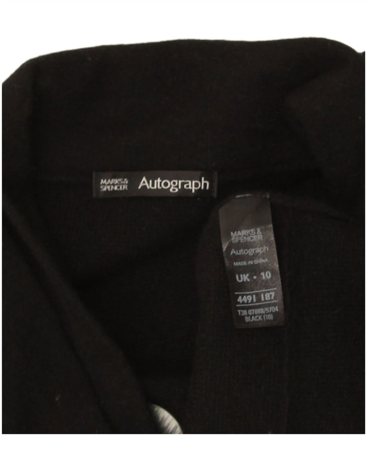 Marks & Spencer ženski džemper s autogramom UK 10 mali crni