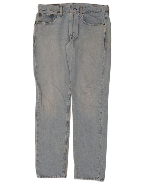 Levi's muške 502 sužene traperice W30 L30 plavi pamuk
