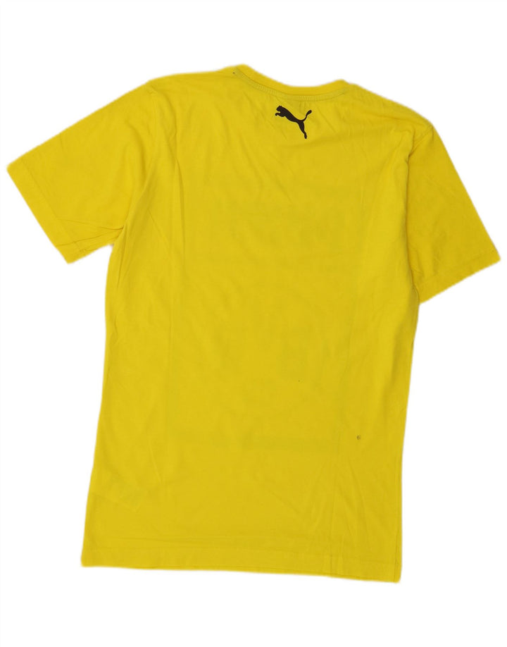 Puma muška majica s grafičkim motivima, srednje žuti pamuk