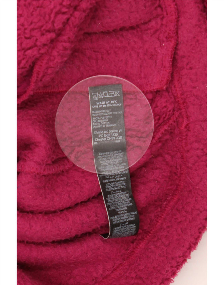 Marks & Spencer ženska jakna od flisa UK 14, veliki kestenjasti poliester