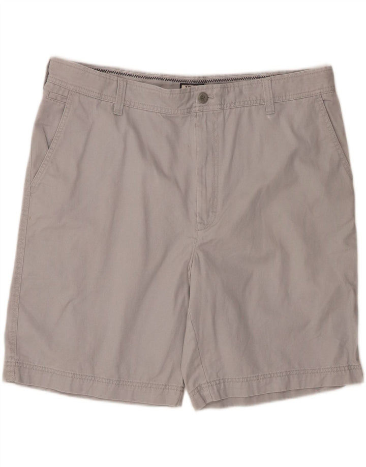IZOD Mens Chino Shorts W40 XL Grey Cotton Vintage Izod and Second-Hand Izod from Messina Hembry 