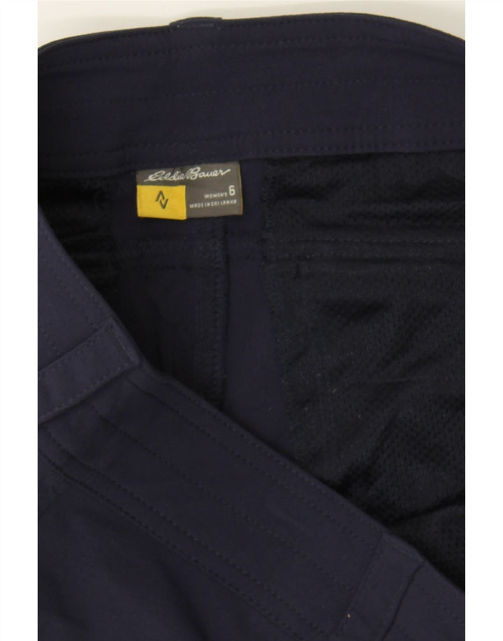 EDDIE BAUER Womens Casual Shorts US 6 Medium W32 Navy Blue Nylon Vintage Eddie Bauer and Second-Hand Eddie Bauer from Messina Hembry 
