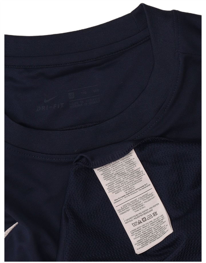 Nike Dri Fit majica kratkih rukava 2XL tamnoplavi poliester