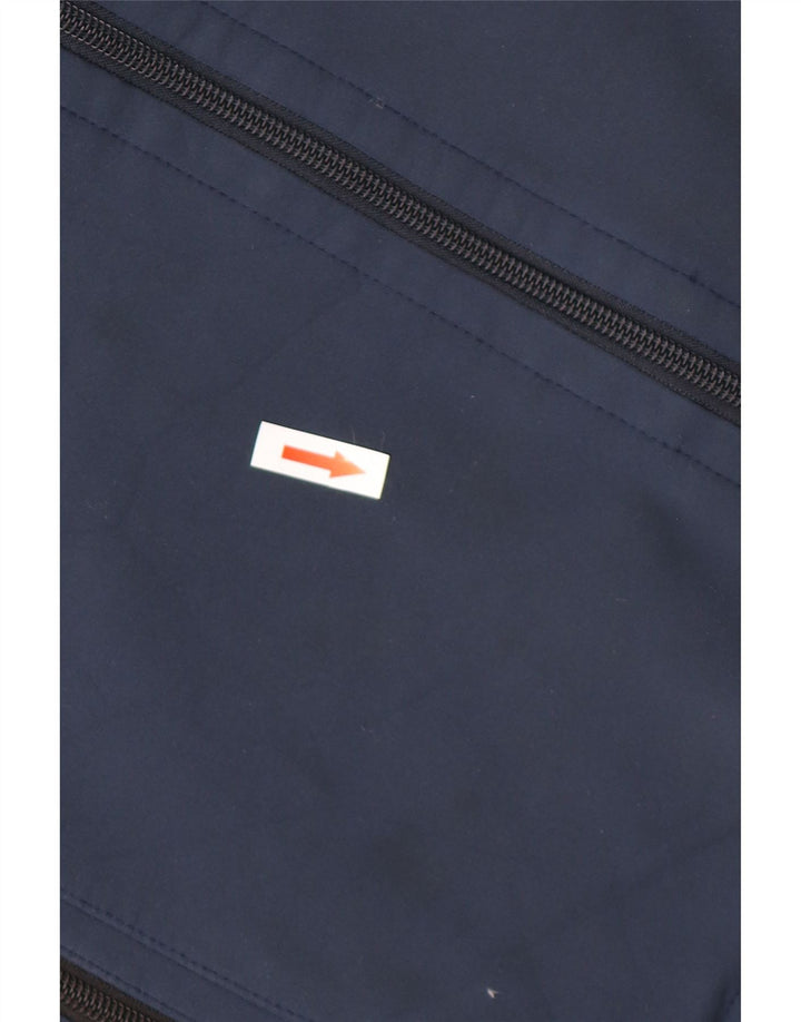 Jack Wolfskin muška vjetrovka jakna UK 40 veliki tamnoplavi poliester