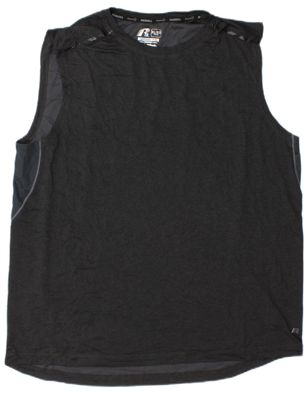 RUSSELL ATHLETIC Muški Dri-Power Vest Top UK 46/48 XL sivi poliester