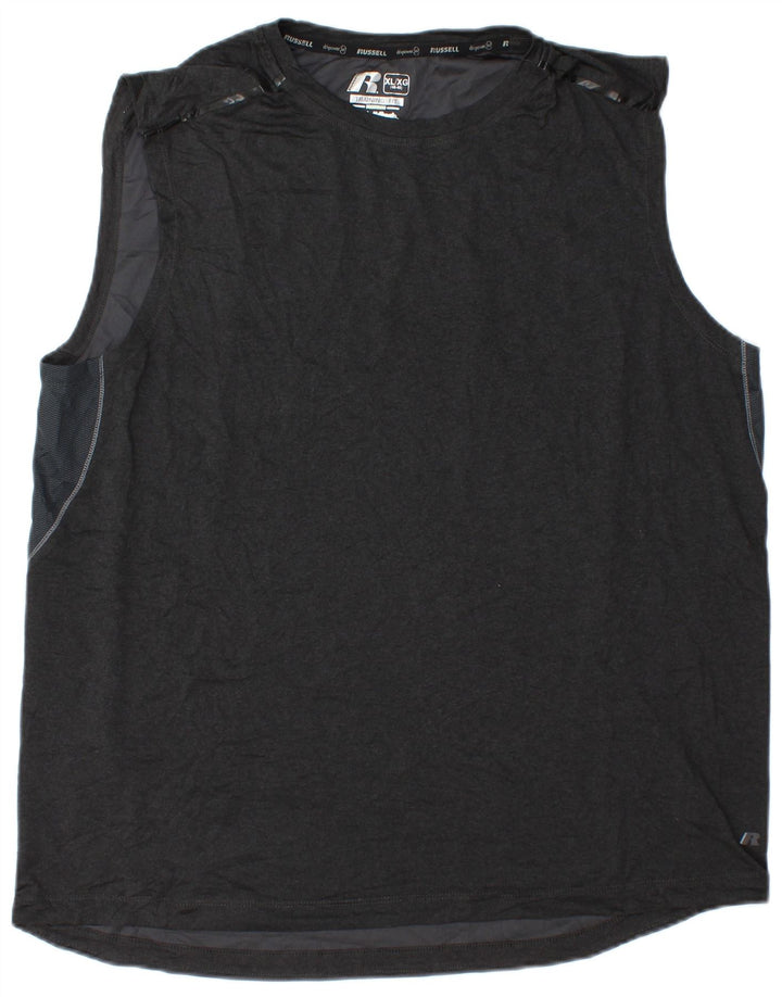 RUSSELL ATHLETIC Muški Dri-Power Vest Top UK 46/48 XL sivi poliester