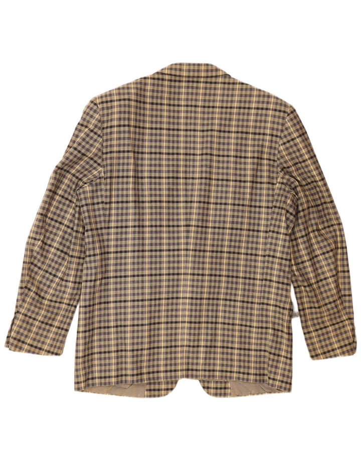 Roberta di Camerino Muška jakna sa 2 gumba IT 52 XL Bež Gingham