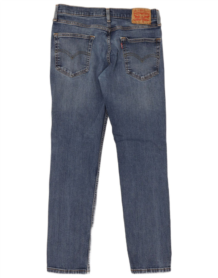 Levi's muške ravne traperice W31 L30 plavi pamuk