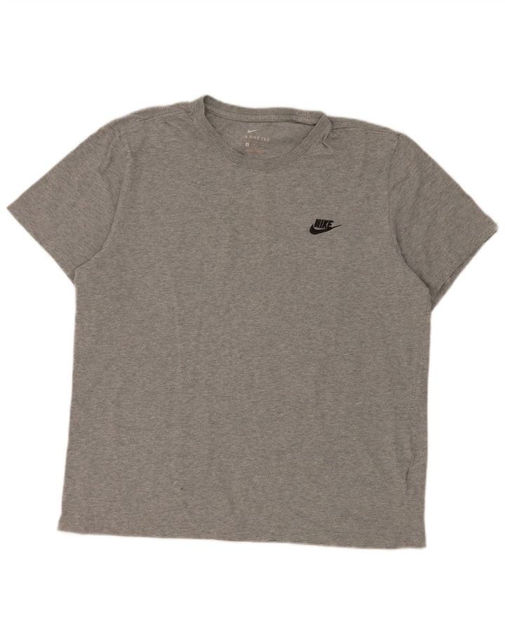Nike Muška majica kratkih rukava Large Grey Cotton