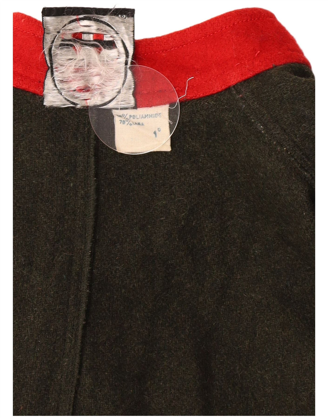 Vintage ženski ogrtač od kaki vune jedne veličine