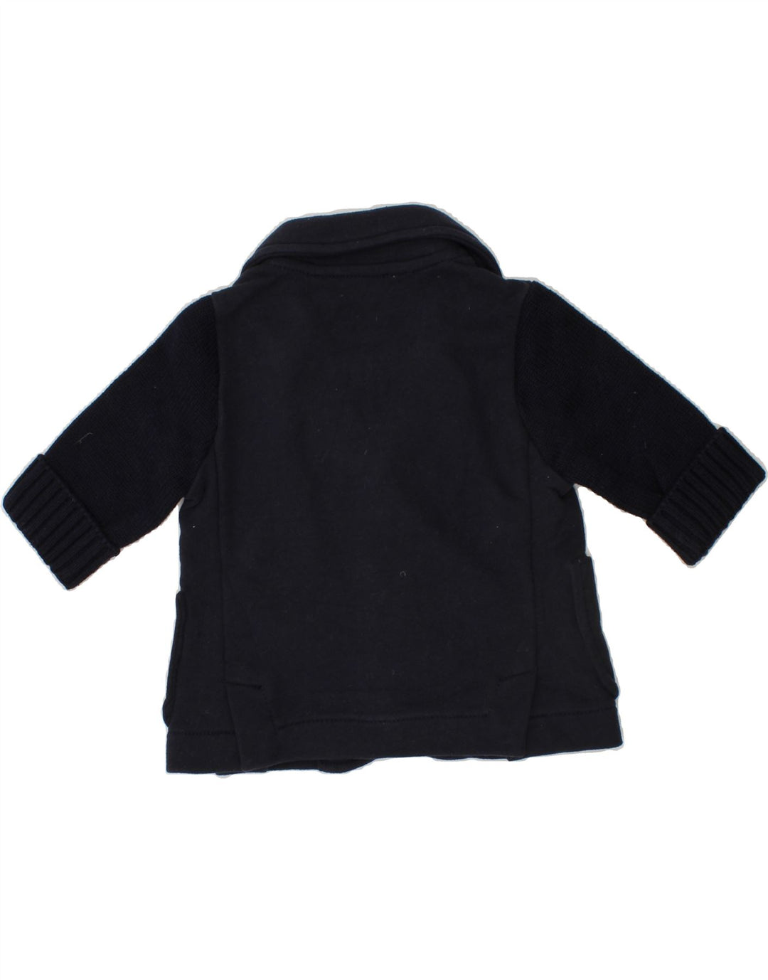DIESEL Baby Boys 2 Button Knit Blazer Jacket 6-9 Months Navy Blue Cotton Vintage Diesel and Second-Hand Diesel from Messina Hembry 