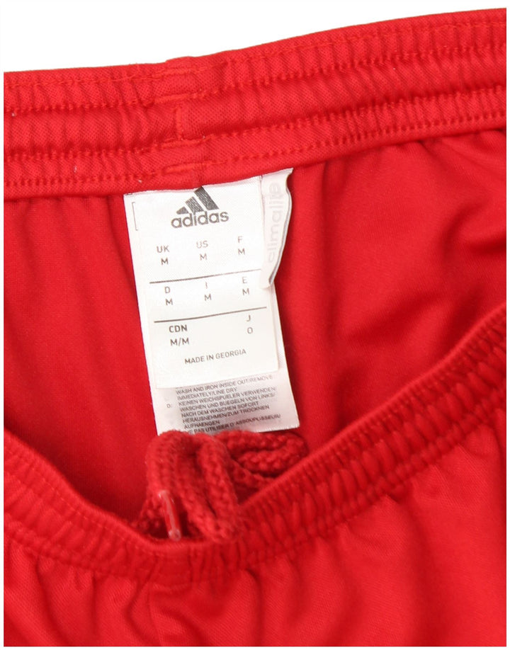 Adidas muške sportske kratke hlače Climalite srednje crvene boje od poliestera