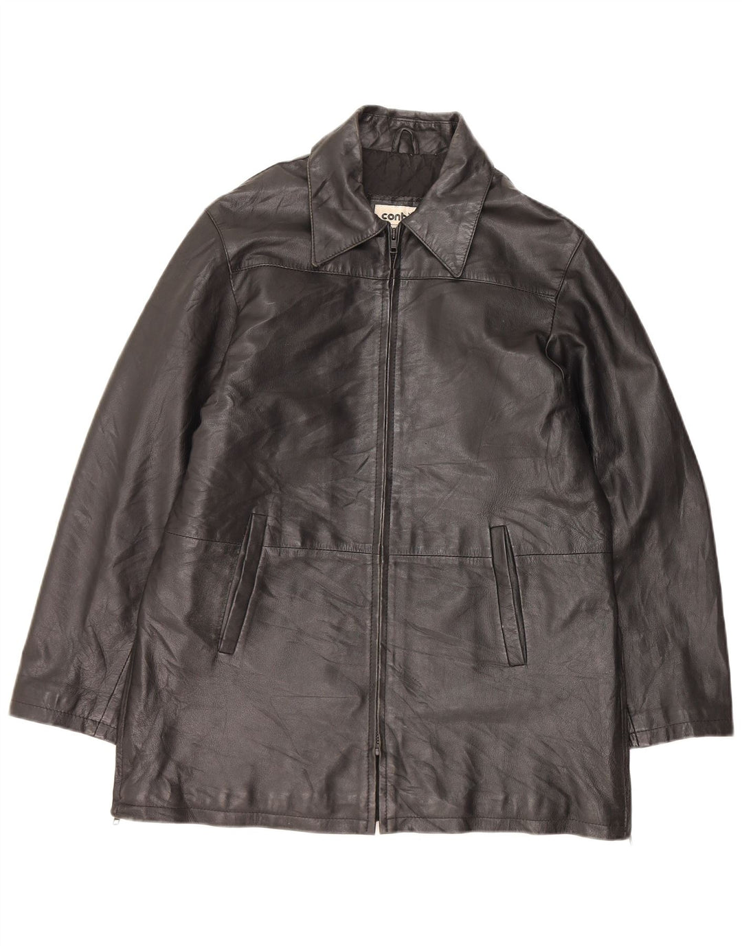 CONBIPEL muška kožna jakna IT 44 XS crna koža