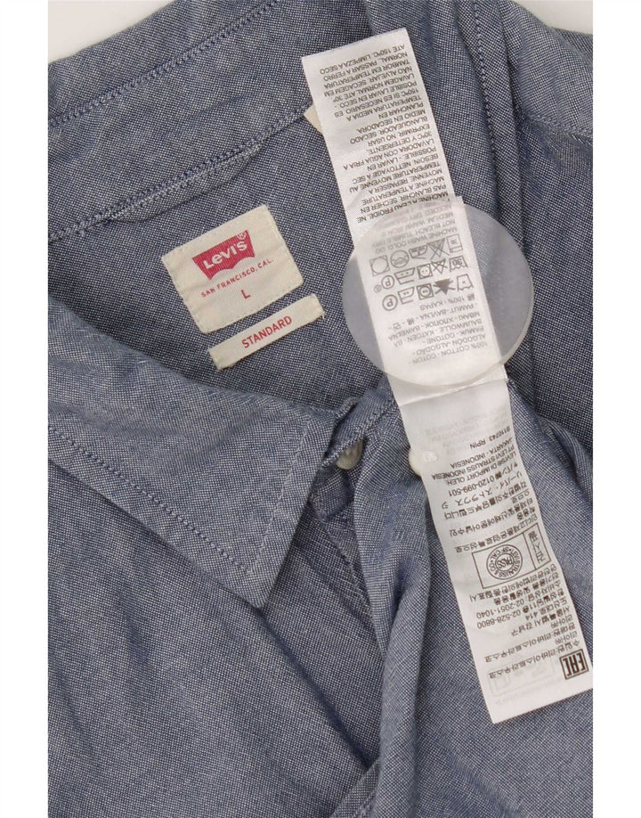 Levi's muška standardna košulja, veliki tamnoplavi pamuk