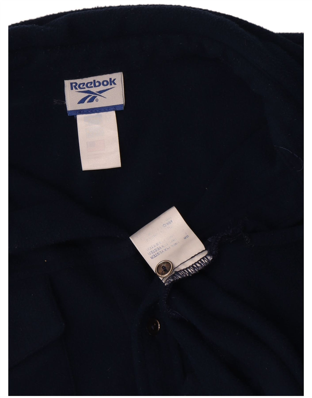 Reebok muška majica od flisa velika tamnoplava poliester