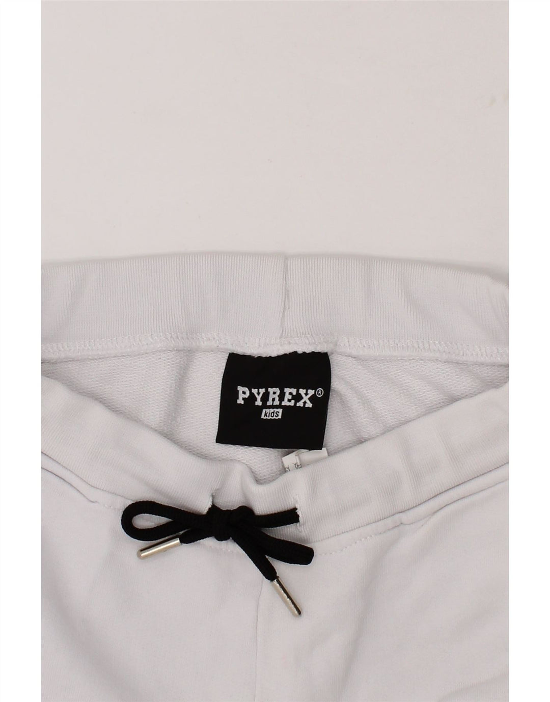 PYREX Girls Graphic Sport Shorts 7-8 Years Medium White Cotton Vintage Pyrex and Second-Hand Pyrex from Messina Hembry 