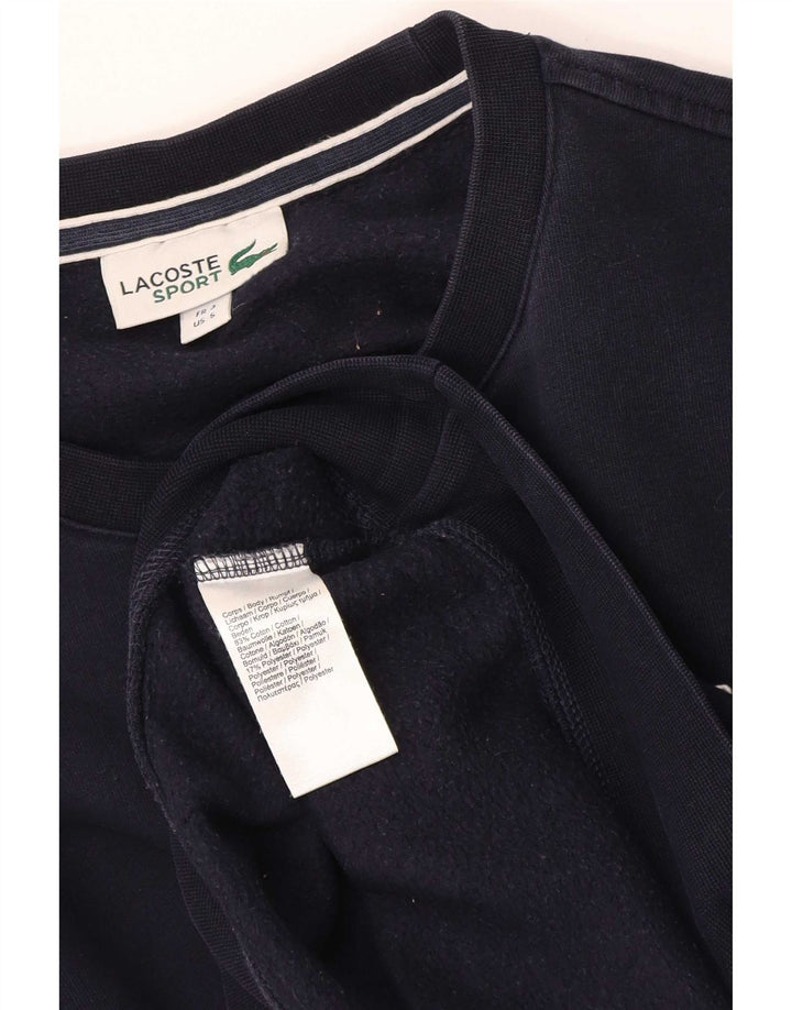 Lacoste muški džemper veličine 3 mali tamnoplavi pamuk