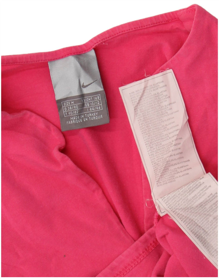 Nike ženska majica kratkih rukava UK 10/12 srednje ružičasti pamuk