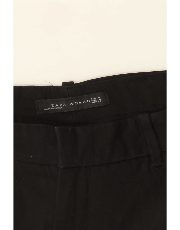 Zara ženske ravne chino hlače srednje veličine W28 L27 crne