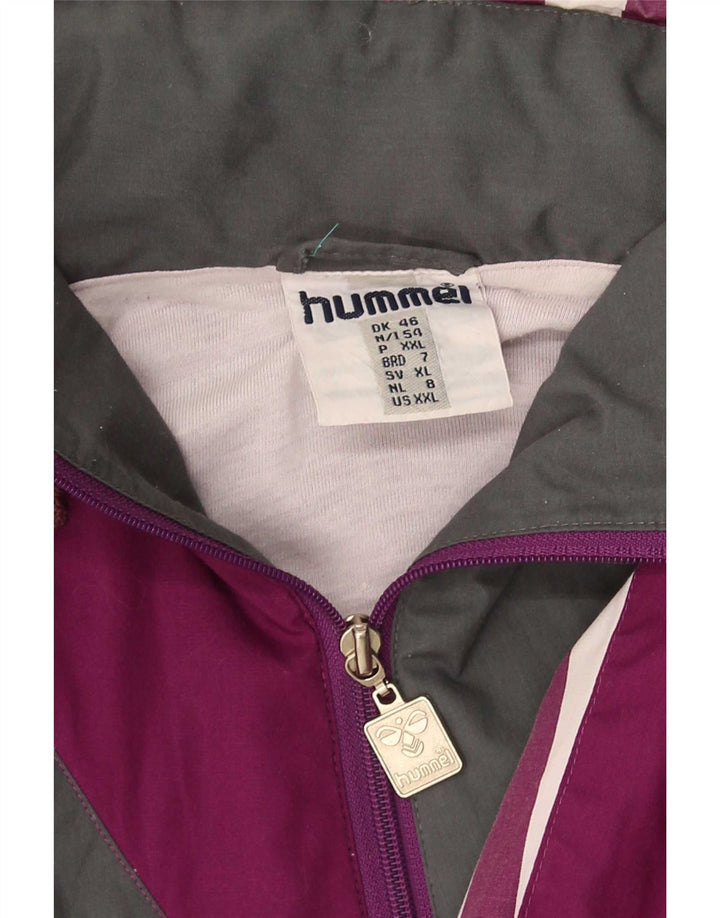 Hummel muški pulover Graphic Gornja jakna trenirke 2XL Purple Colourblock