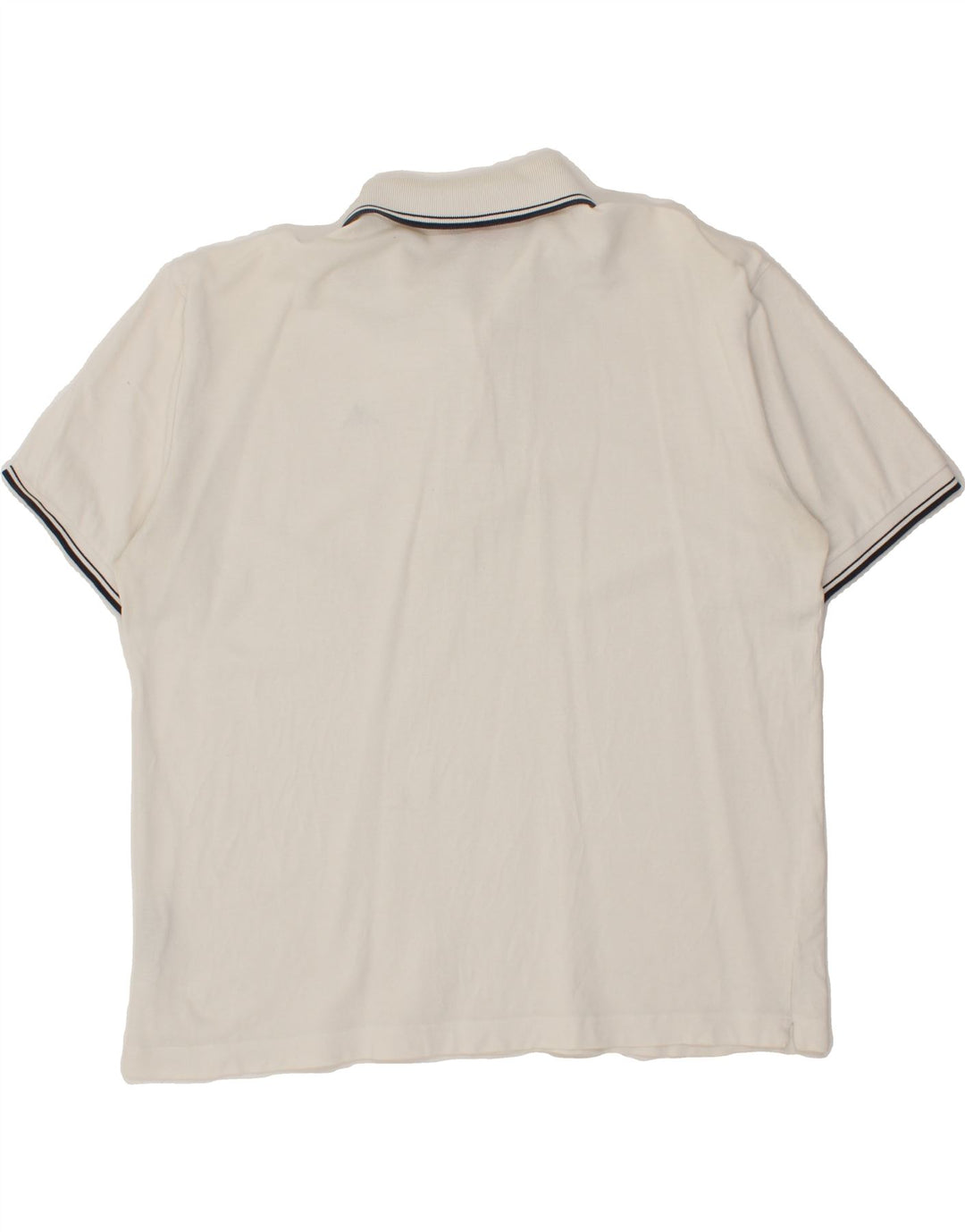 KAPPA Mens Polo Shirt XL White Cotton Vintage Kappa and Second-Hand Kappa from Messina Hembry 