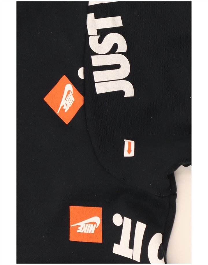 NIKE Muški džemper s grafičkim motivima Mali tamnoplavi pamuk