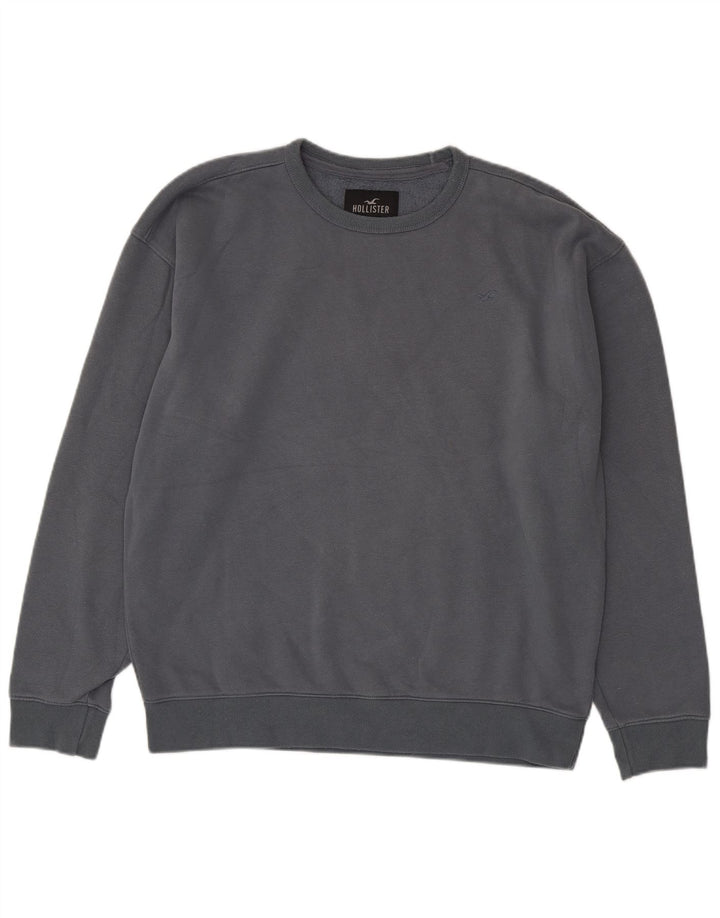 Hollister muški džemper XL sivi