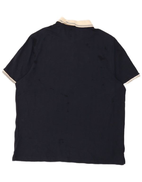 Marks & Spencer muška polo majica 3XL tamnoplavi pamuk u blokovima boja