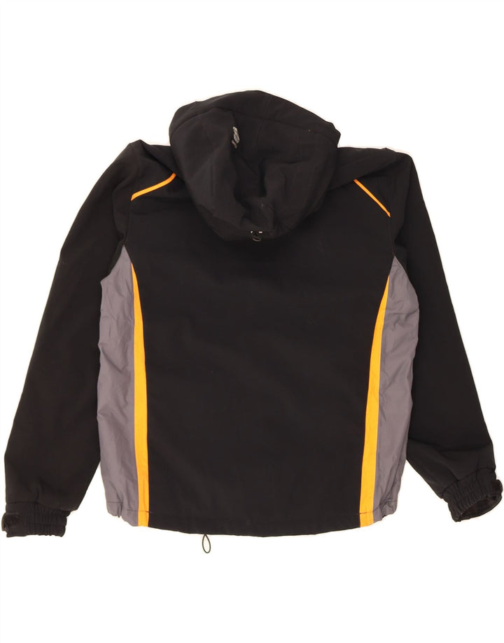 SPORTFUL Mens Graphic Windbreaker Jacket IT 46 Small Navy Blue Colourblock Vintage Sportful and Second-Hand Sportful from Messina Hembry 