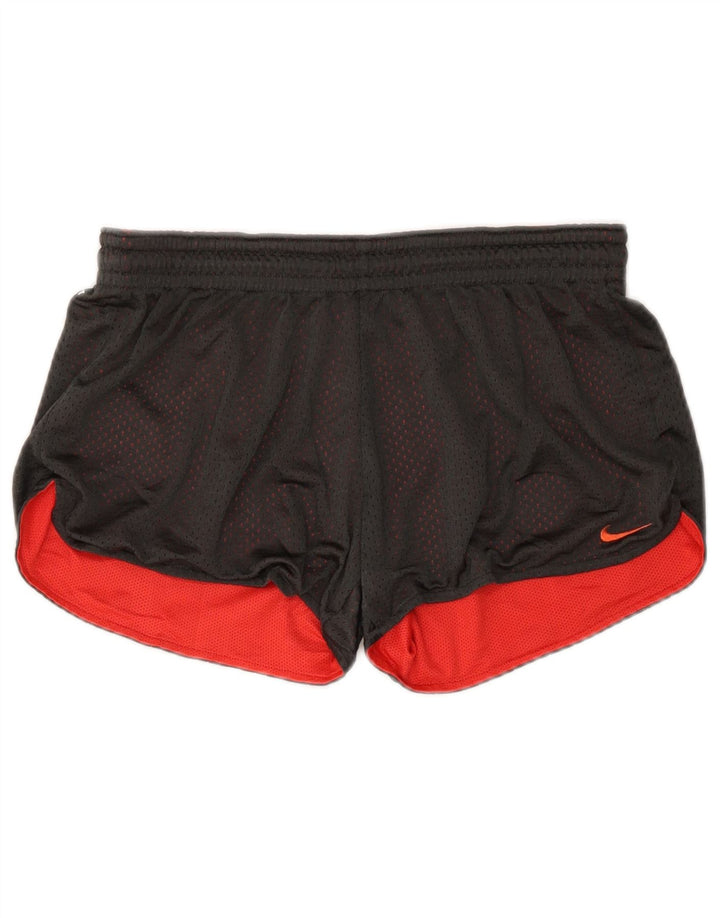 NIKE ženske sportske kratke hlače UK 14 srednji crni poliester