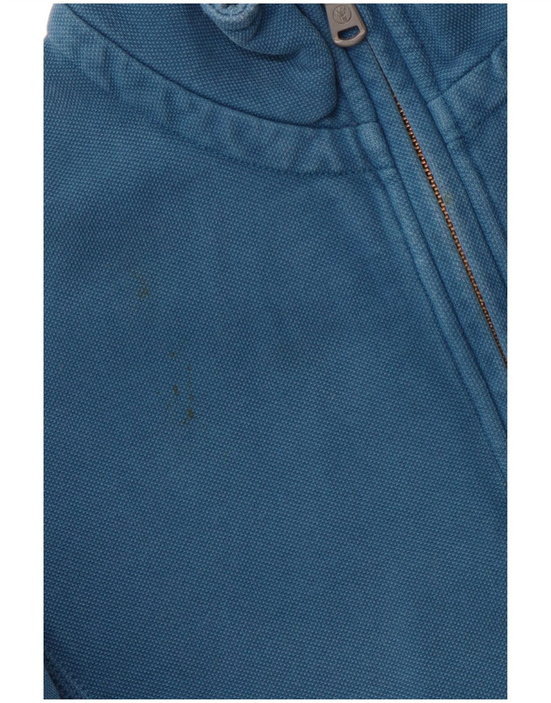 FAT FACE Muška majica s izrezom i srednje plavim pamukom